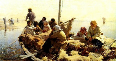 Abram Arkhipov, "On the River Oka", 1890, Abram Arkhipov, "On the River Oka", 1890,