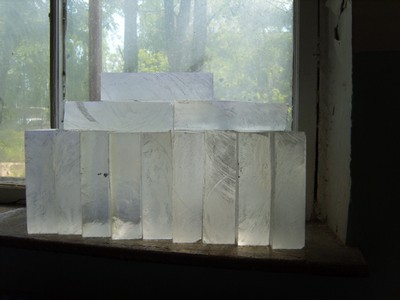 Preparations for manufacturing 220x220x50  Tiles